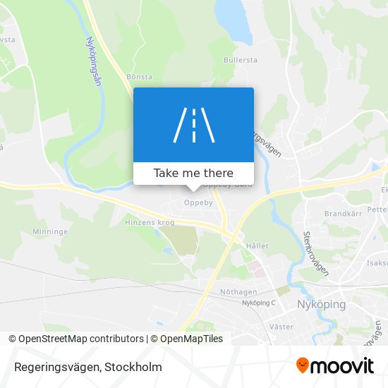 Regeringsvägen map