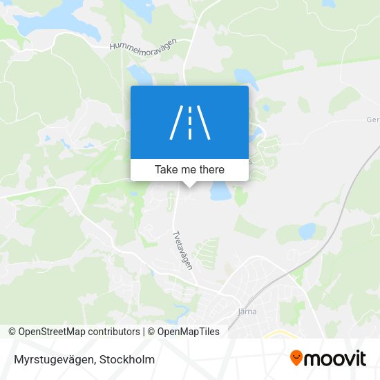 Myrstugevägen map