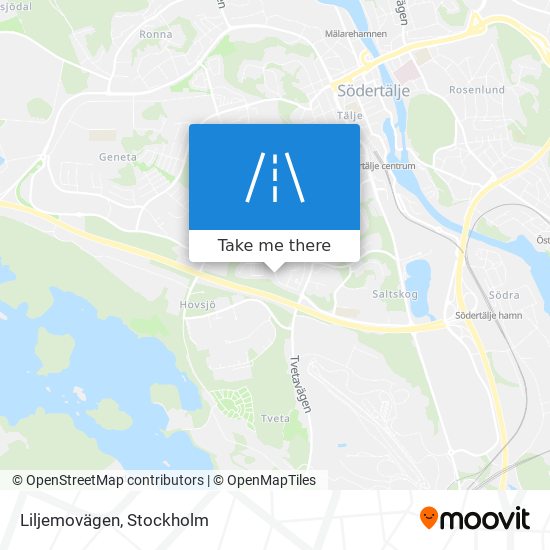 Liljemovägen map