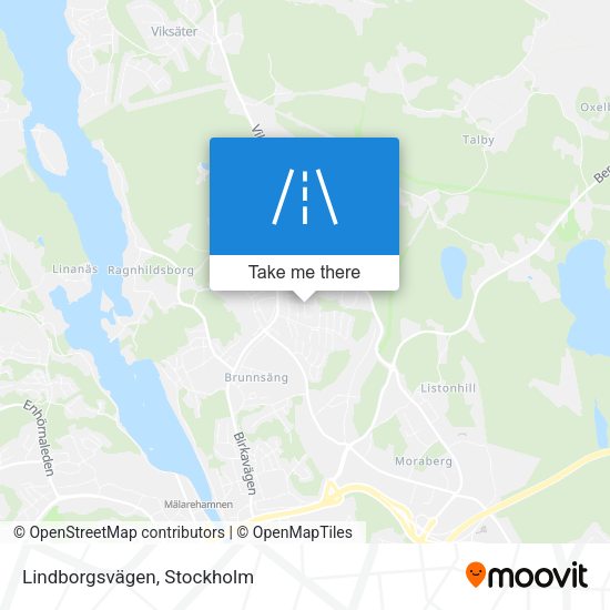 Lindborgsvägen map