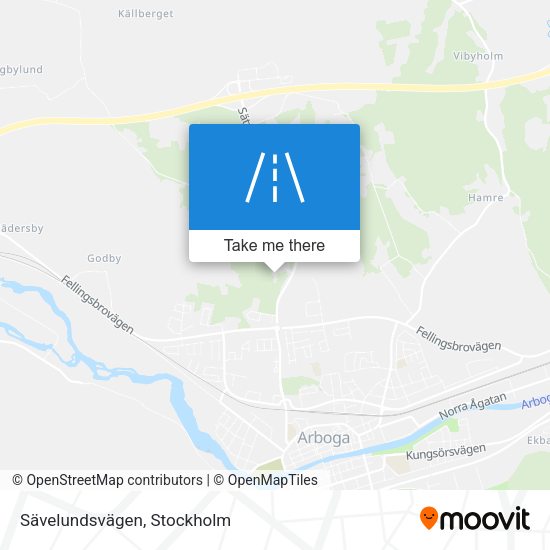 Sävelundsvägen map