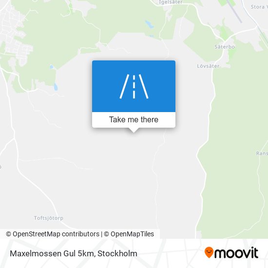 Maxelmossen Gul 5km map