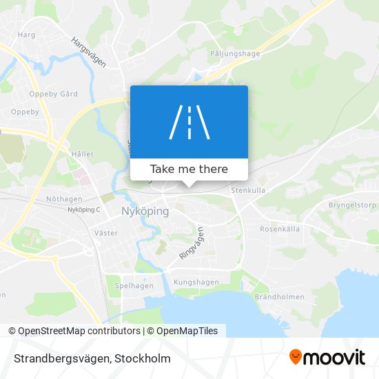 Strandbergsvägen map