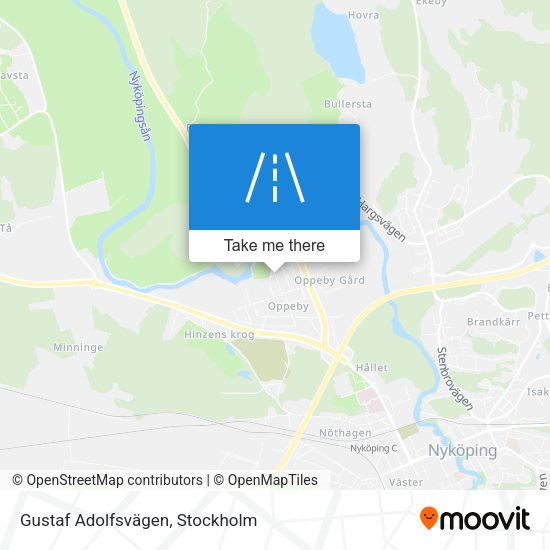 Gustaf Adolfsvägen map