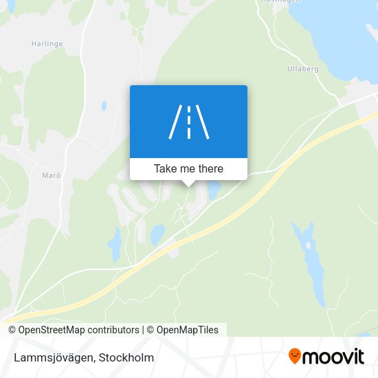 Lammsjövägen map
