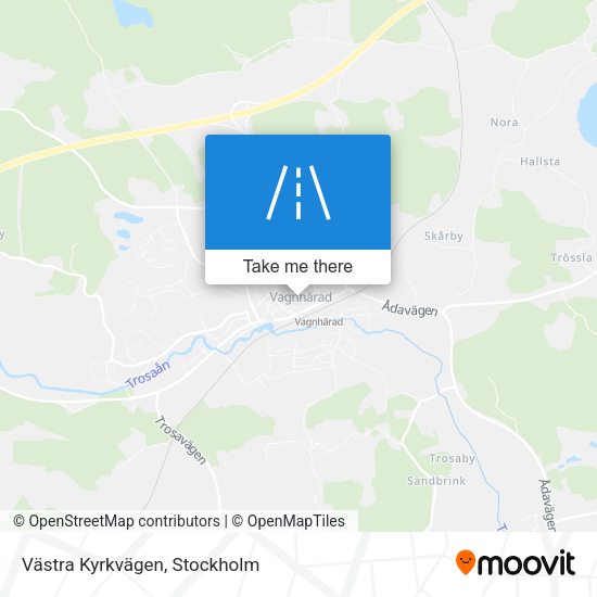 Västra Kyrkvägen map