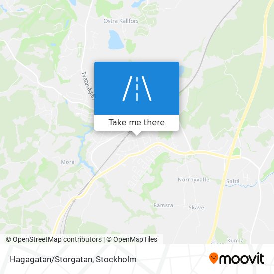 Hagagatan/Storgatan map