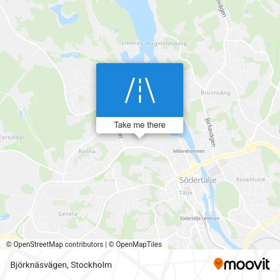 Björknäsvägen map