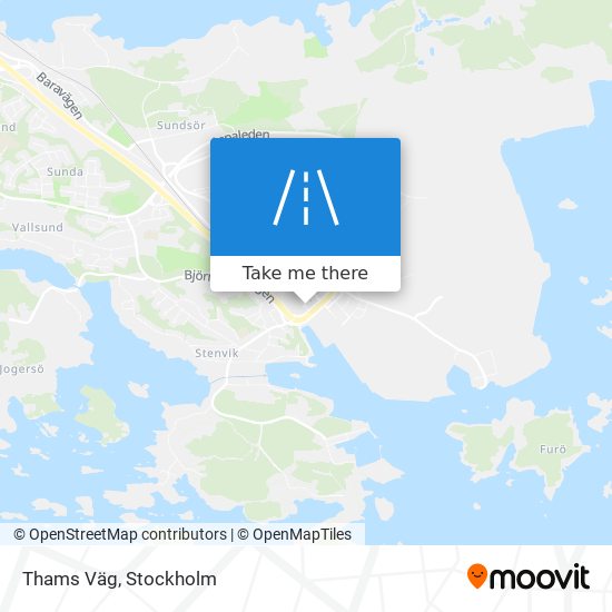 Thams Väg map