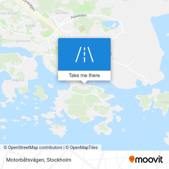 Motorbåtsvägen map