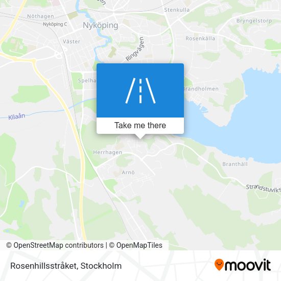 Rosenhillsstråket map