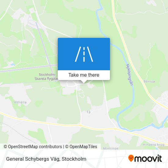 General Schybergs Väg map