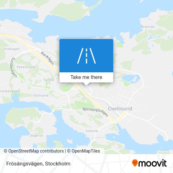 Frösängsvägen map