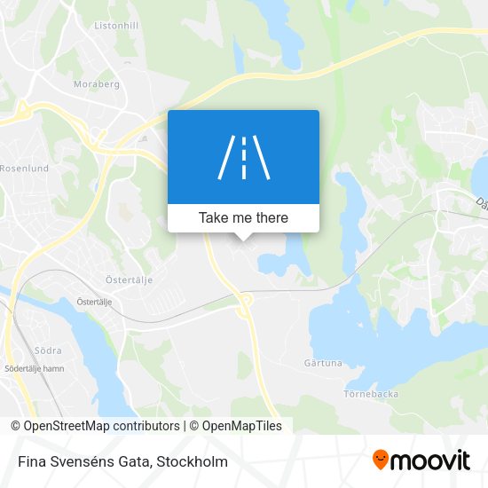 Fina Svenséns Gata map