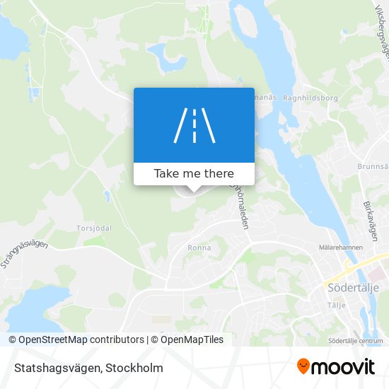 Statshagsvägen map