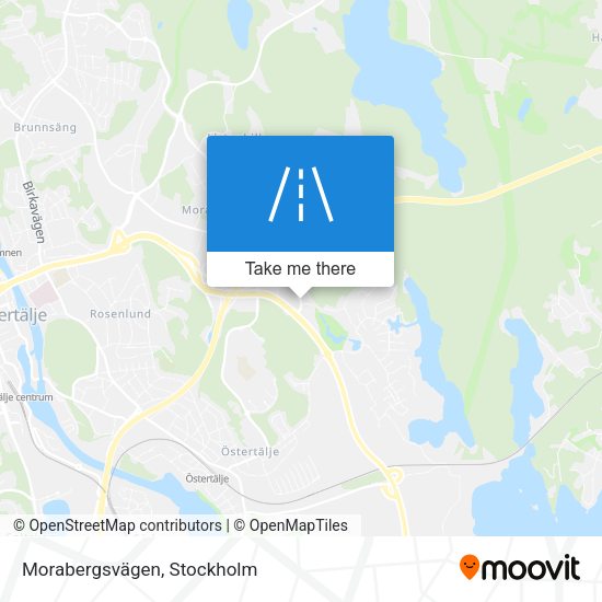 Morabergsvägen map