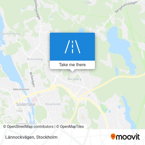 Lännockvägen map