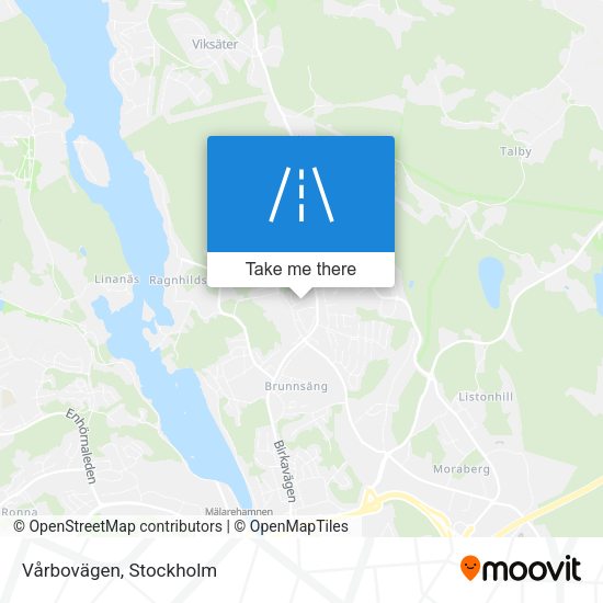 Vårbovägen map