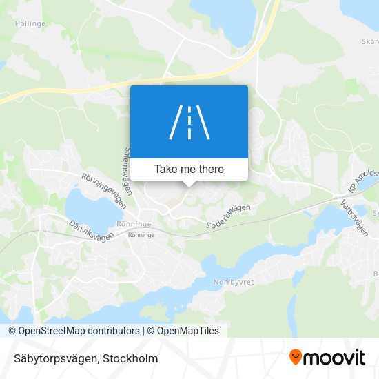 Säbytorpsvägen map