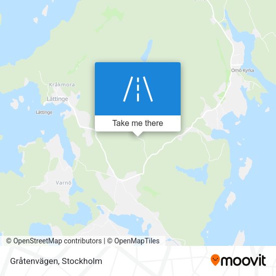 Gråtenvägen map