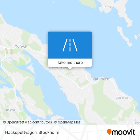 Hackspettvägen map