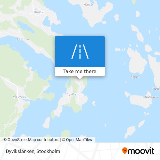 Dyvikslänken map