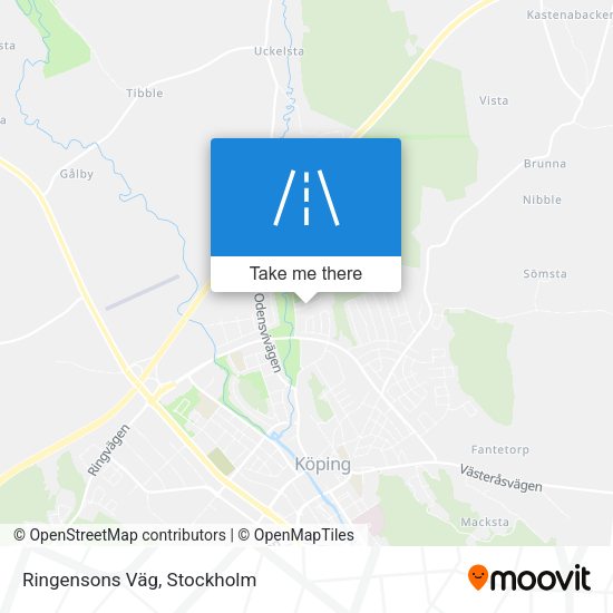 Ringensons Väg map