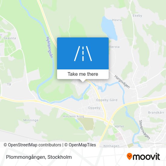 Plommongången map
