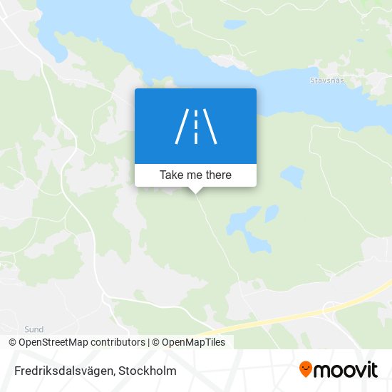 Fredriksdalsvägen map