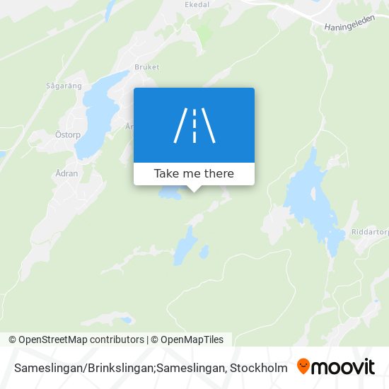 Sameslingan / Brinkslingan;Sameslingan map