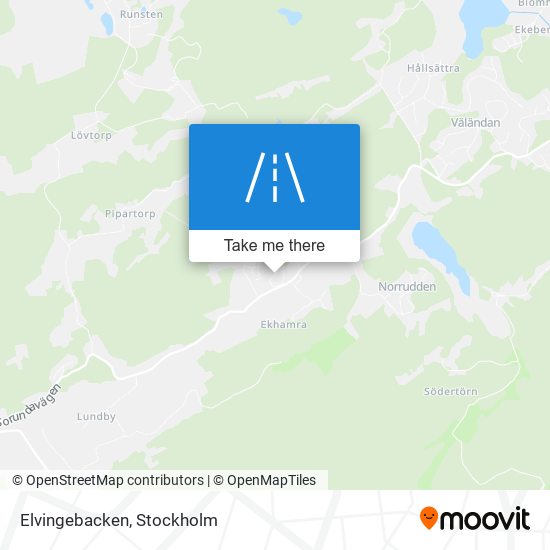 Elvingebacken map