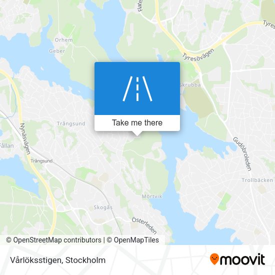 Vårlöksstigen map