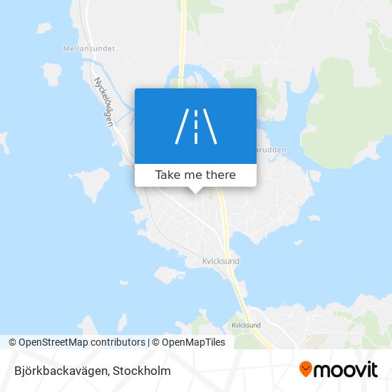 Björkbackavägen map