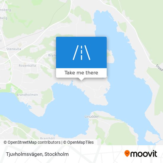 Tjuvholmsvägen map