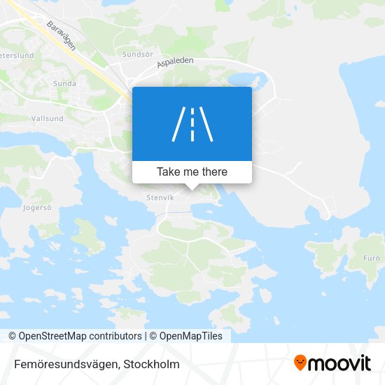 Femöresundsvägen map