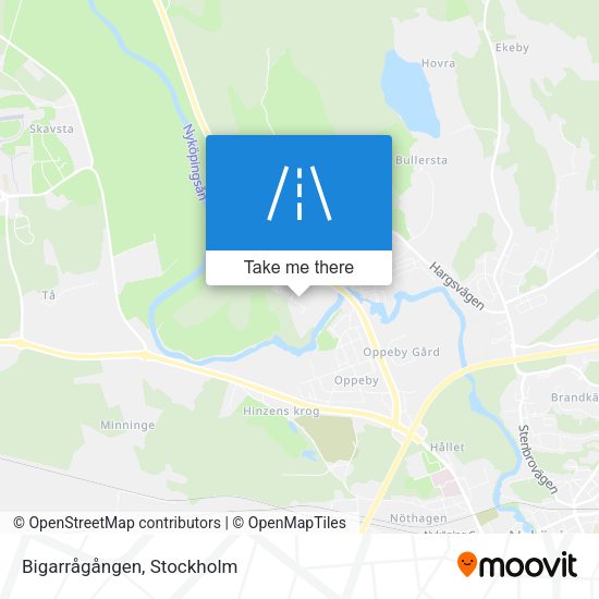 Bigarrågången map