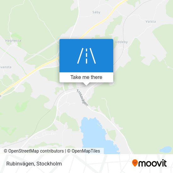 Rubinvägen map