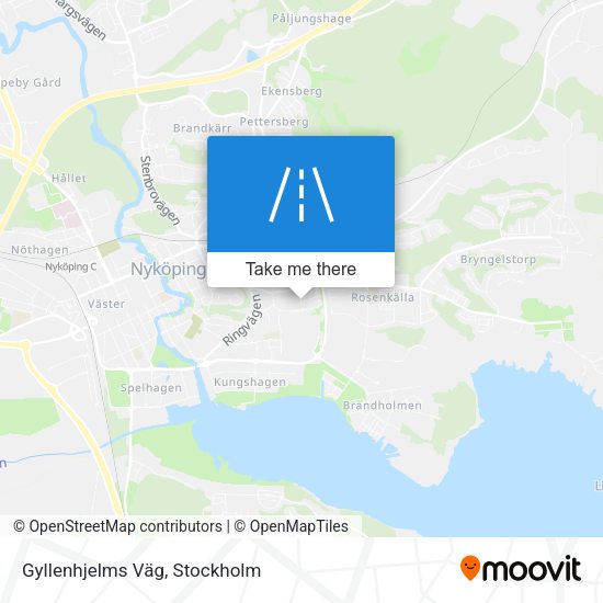 Gyllenhjelms Väg map