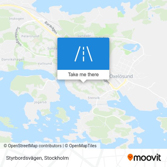 Styrbordsvägen map