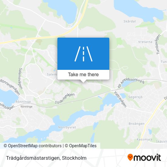 Trädgårdsmästarstigen map