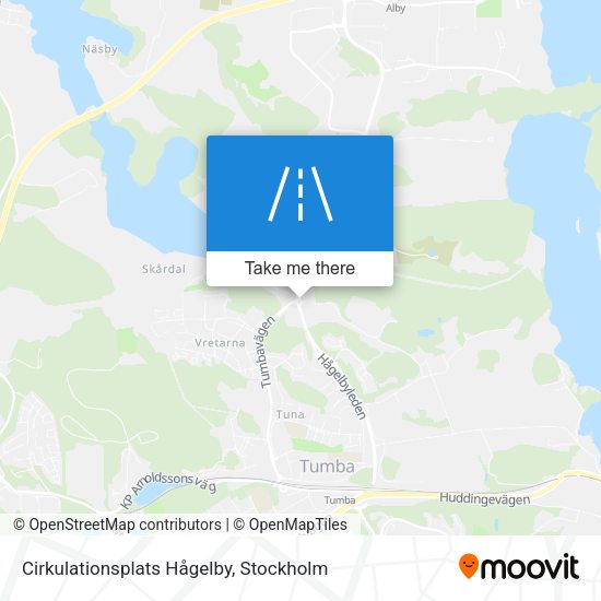 Cirkulationsplats Hågelby map