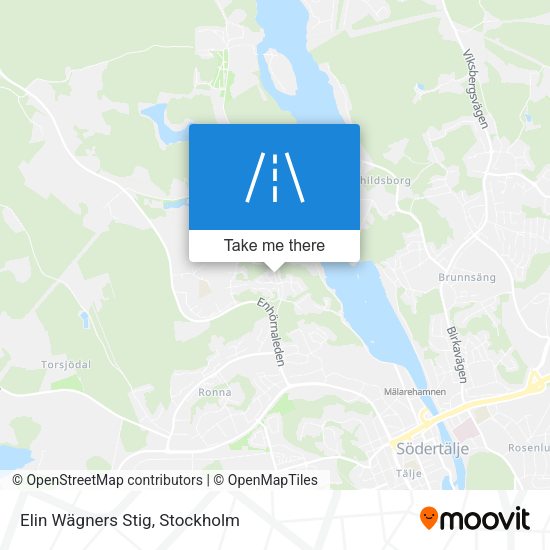 Elin Wägners Stig map