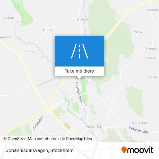 Johannisdalsvägen map