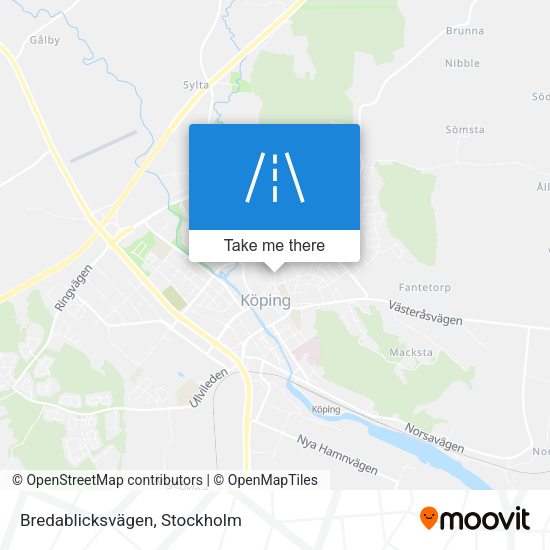 Bredablicksvägen map