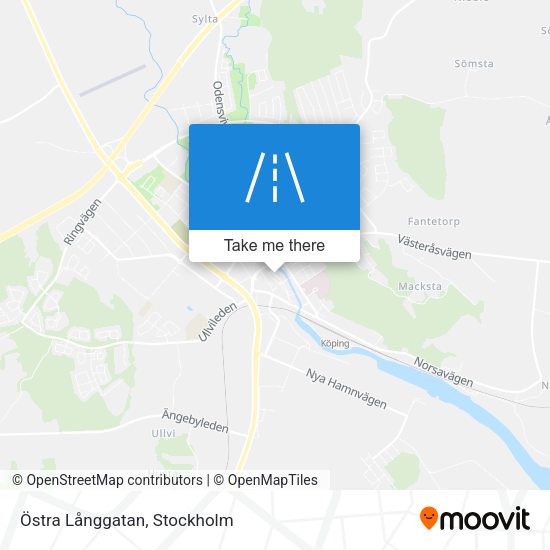 Östra Långgatan map