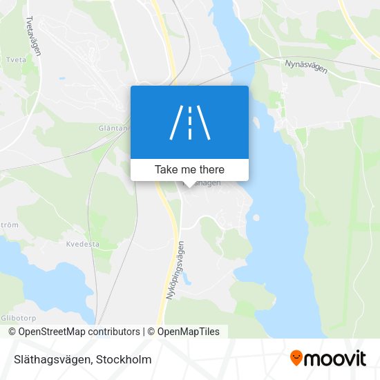 Släthagsvägen map