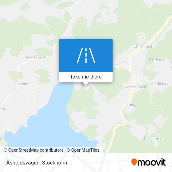 Åshöjdsvägen map