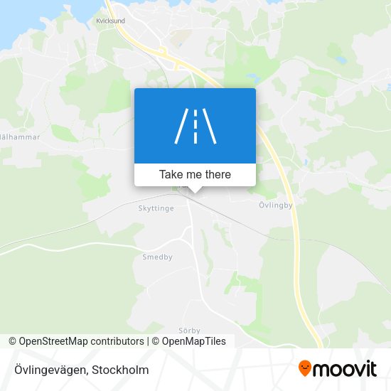 Övlingevägen map
