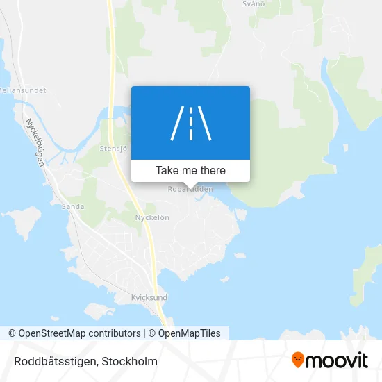 Roddbåtsstigen map
