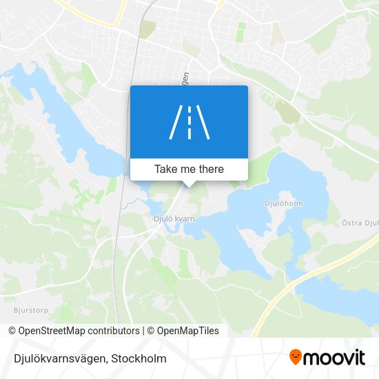 Djulökvarnsvägen map